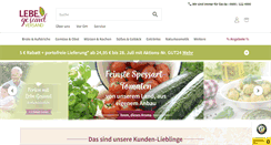 Desktop Screenshot of lebegesund.de